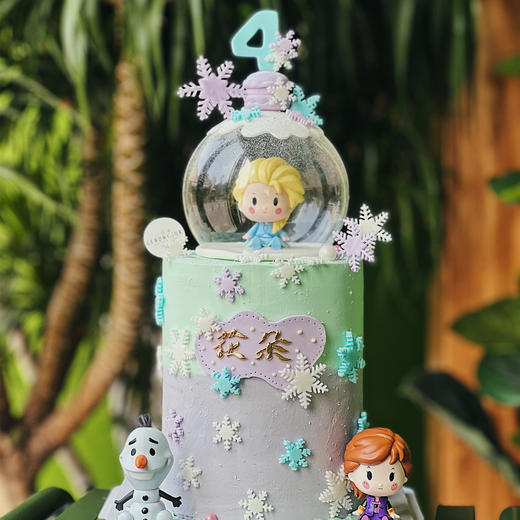 冰雪艾莎 · 奶油蛋糕 商品图0