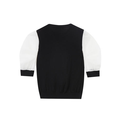 水云间灯笼袖小衫宽松显瘦新款2022春季设计感针织衫12210312 商品图4