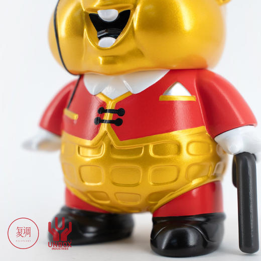 现货Unbox Chubbi 花生肥仔 金色大号 搪胶 商品图3