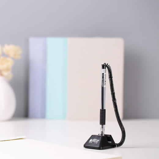 齐心 GP308 耐用型台笔签字笔中性笔前台用0.5mm 黑色 商品图4