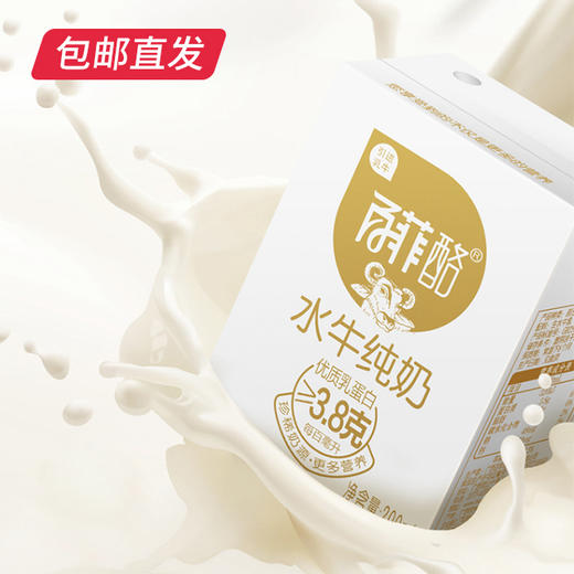 百菲酪 水牛纯奶 200ml*12盒（包邮直发） 商品图2