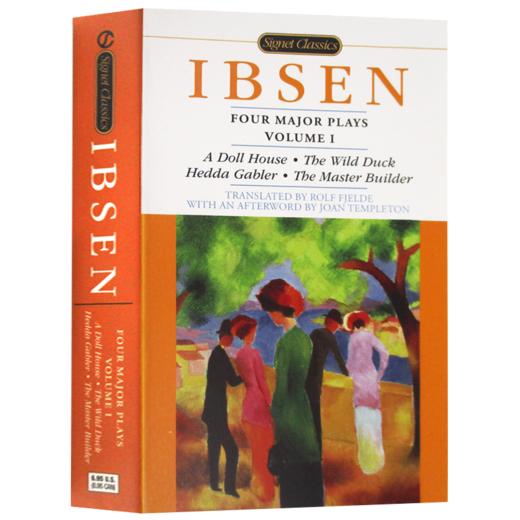 正版 易卜生四大戏剧1 英文原版 Four Major Plays 玩偶之家 野鸭 海达·高布乐 建筑大师 英文版进口书籍 商品图1