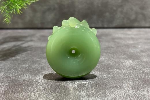 【御珠宫坊】碧玉莲花扣挂件 商品图2