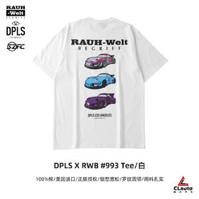 RWB主题 洛杉矶潮牌DPLS 993车型印花T恤