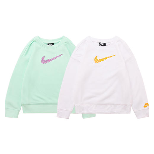 耐克-童衣类（春）F2小童套头无帽卫衣雾绿色 商品图0