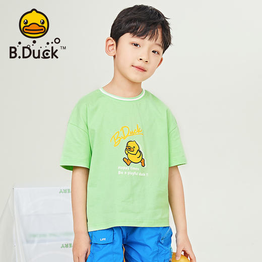 B.Duck小黄鸭童装夏季短袖T恤105-150 BF2301047 商品图3