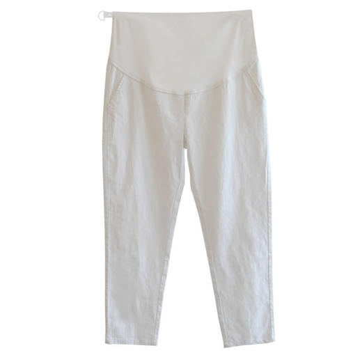 【轻薄舒适 透气托腹】孕妇裤子春夏季外穿九分裤夏款薄款时尚宽松休闲打底裤棉麻裤夏装 商品图3