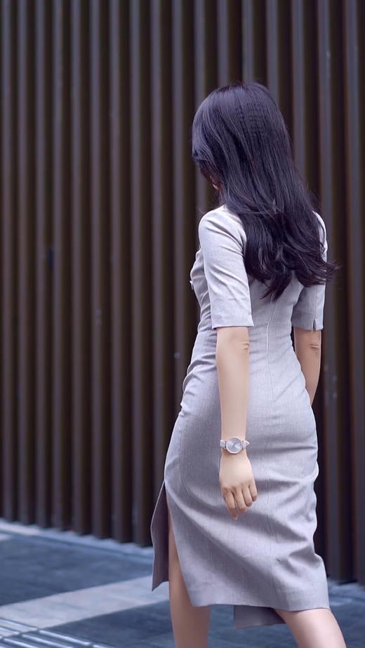 “巴黎香榭丽”颈袖添香-连衣裙-9383733 “香榭丽舍”连衣裙 法国浪漫优雅 复古J9383733 商品图3