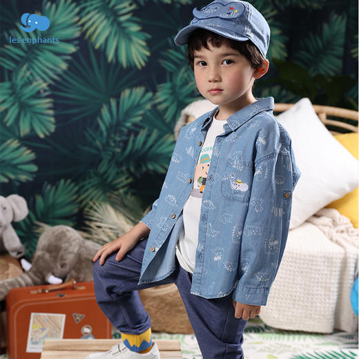 丽婴房-童衣类（春）F2上衣R_中蓝\湖蓝 商品图1