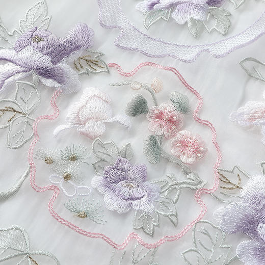 复古中国风，立领茶服立领刺绣连衣裙OG-2250 商品图4