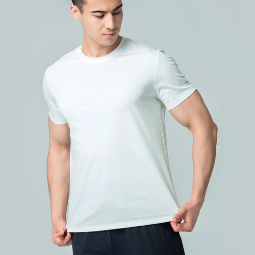 100次机洗不变形抑菌织带冰感运动T恤 商品图5