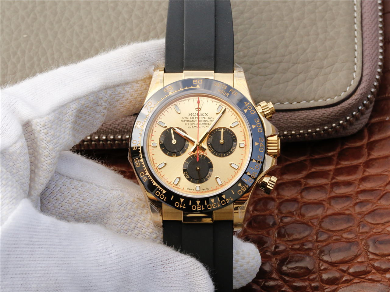 劳力士迪通拿橡胶表带 jh劳力士迪通拿橡胶表带116518ln