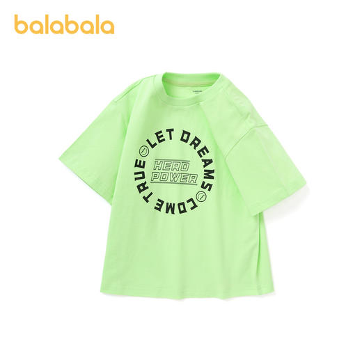 巴拉巴拉短袖t恤身高90-180纯棉2022新款夏装中大童印花潮流-TDS 商品图4