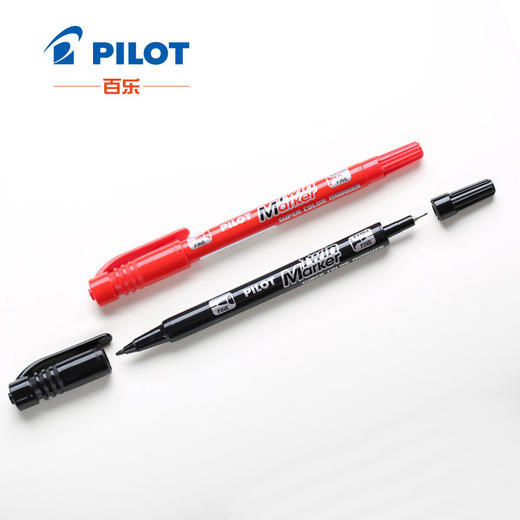 PILOT/百乐  SCA-TM记号笔 油性双头笔 双头细头彩色记号笔 商品图2