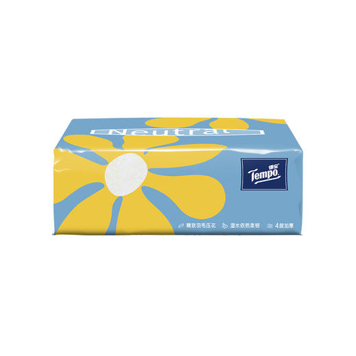 得宝（Tempo）Mini抽纸4层80抽8包 软抽面巾纸（新旧包装随机发货） 商品图2