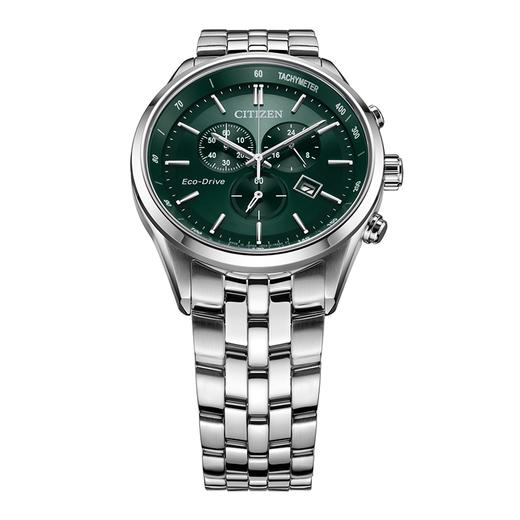 西铁城(CITIZEN)光动能男表防水钢带简约商务休闲款AT2149-85X 商品图3