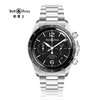 Bell & Ross 柏莱士 全自动机械手表男士黑色精钢计时腕表钢带小三针BRV294 BRV294-BL-ST/SST 商品缩略图0
