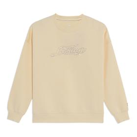 【XL断码】李宁卫衣女2022春季新款圆领休闲宽松针织运动套头衫 AWDS042【库存有限，如无货将做退款，介意慎拍】