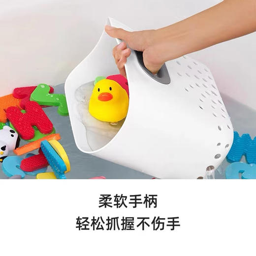 OXO  洗浴玩具收纳篮 大号 灰  OXOC63135700 商品图3
