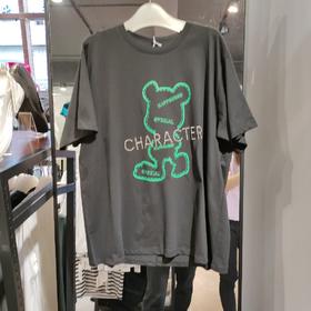 女大版圆领短T7819