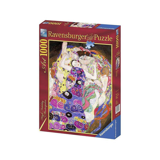 Ravensburger拼图 平面拼图1000片古斯塔夫·克里姆特：处女RAVC155873 商品图0
