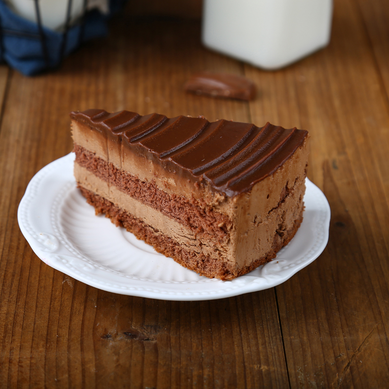 皇家丝滑巧克力慕斯蛋糕9寸10切/约翰丹尼/冷冻品 1050g (解冻即食)