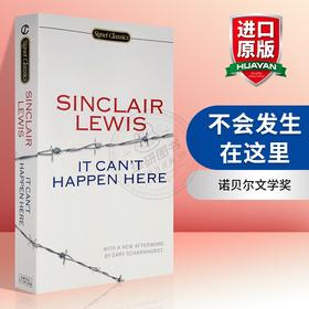 正版 不会发生在这里 英文原版书 It Cant Happen Here 全英文版进口反乌托邦小说 辛克莱刘易斯作品 进口英语书籍