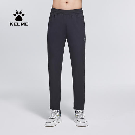 卡尔美运动裤男2022春夏弹力透气款梭织收腿长裤训练健身裤 商品图1