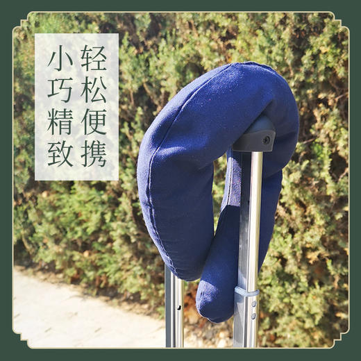 新款多功能中药颈椎枕 常温热敷两用 轻便旅行枕 商品图3