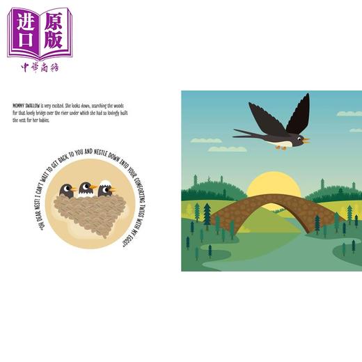 【中商原版】Montessori 蒙台梭利 一只燕子的诞生 Birth of a Swallow 英文原版进口 儿童绘本图画书 幼教启蒙纸板书 3岁以上 商品图3