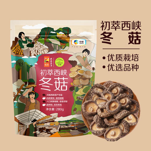 中粮初萃西峡冬菇280g干货山货 商品图3