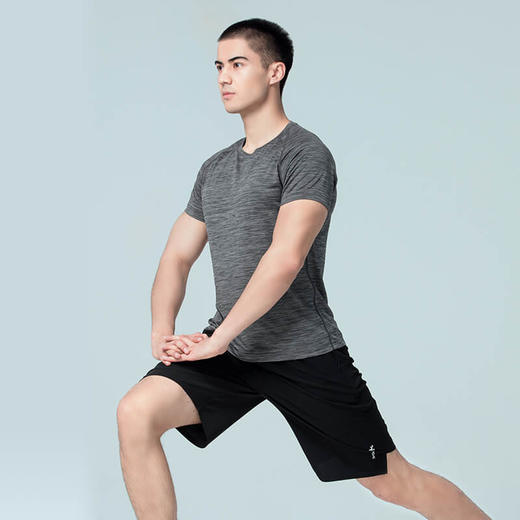 水彩纹持久抑菌运动短T恤 商品图1