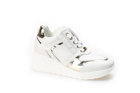 豪麟名鞋BALDININI女装牛皮革时尚休闲鞋D2E611X白色