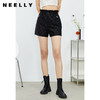 NEELLY纳俪商场同款高腰短裤女收腰松紧抽褶设计休闲裤百搭通勤N22022H01087 商品缩略图0