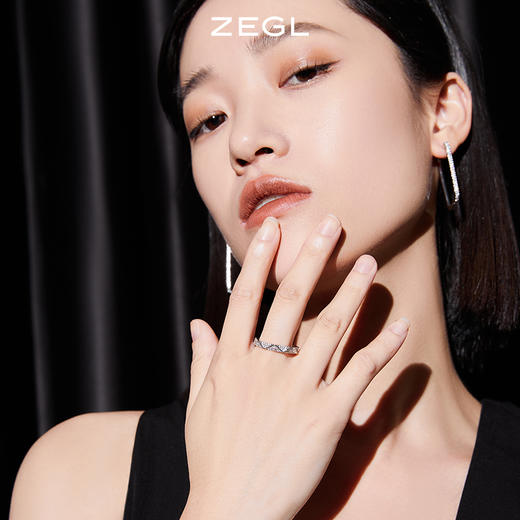 ZEGL925纯银情侣戒指男女对戒小众设计送女友朋友情人节生日礼物 商品图4