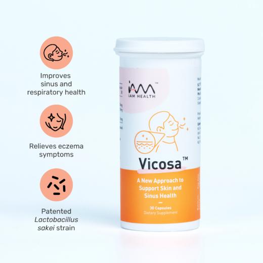 新加坡原装Vicosa抗过敏益生菌（改善鼻敏感/花粉症/鼻干痒/鼻炎） 商品图2