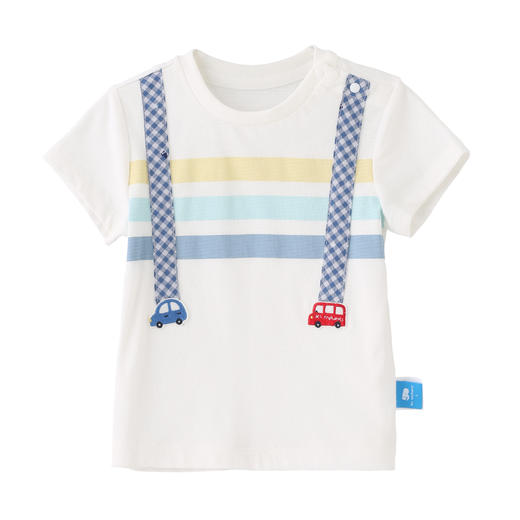 丽婴房-童衣类（夏）F2上衣白色\米白 商品图0