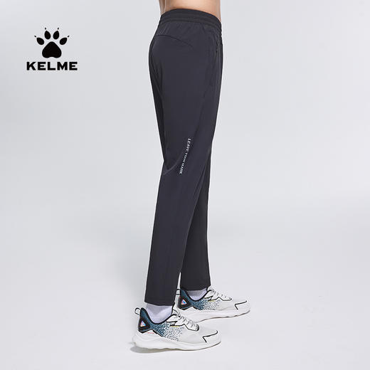 卡尔美运动裤男2022春夏弹力透气款梭织收腿长裤训练健身裤 商品图2