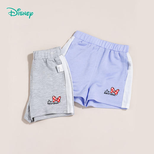 迪士尼夏季新品女童短裤休闲花漾裤子 商品图0