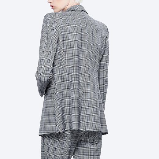 【超级内购会】灰色格纹西装套装1473310042-不支持退换 商品图3