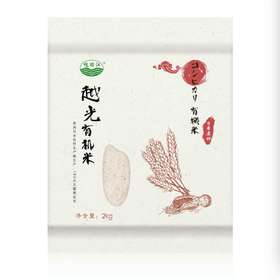 【包邮】东升农场  鸭绿江越光有机米 2kg