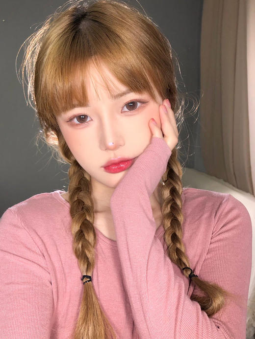 【年抛】泡泡糖 软桃棕 Recolook | 大直径14.5，着色13.7 | 【同品牌多副更划算,选款色板在详情页】|狗狗眼美瞳 商品图9