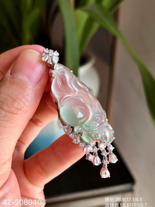 玻璃飘翠鲤鱼吊坠  55999【42-2080403】 商品图6