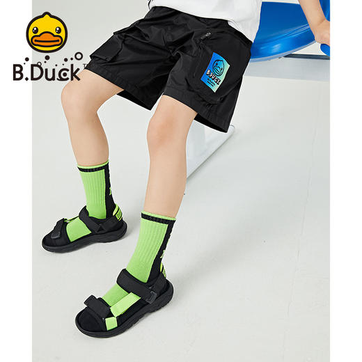 B.Duck小黄鸭童装夏季休闲五分裤105-150 BF2352044 商品图4