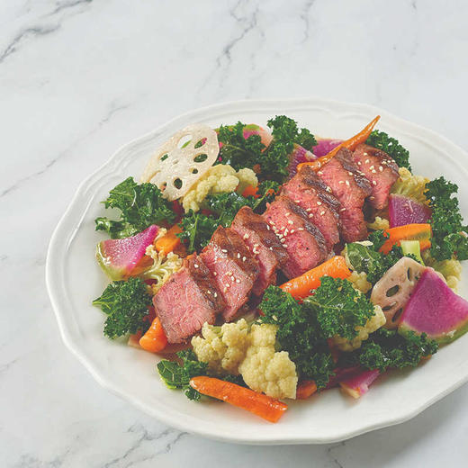 西冷牛排时蔬碗附韩式蜂蜜辣酱 商品图0