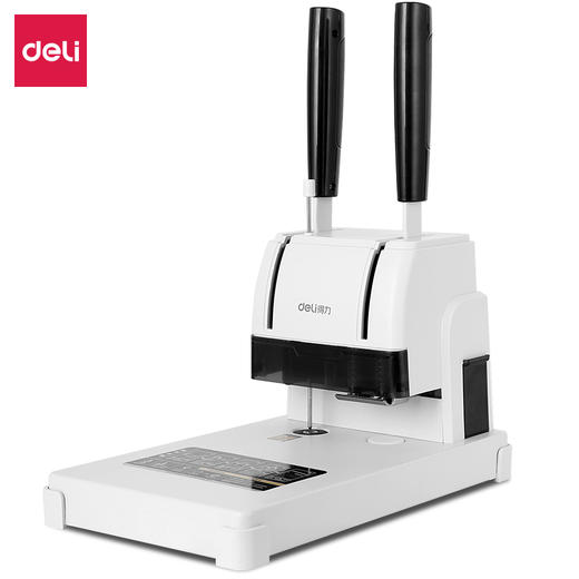 得力3888财务凭证装订机(浅灰) 商品图0