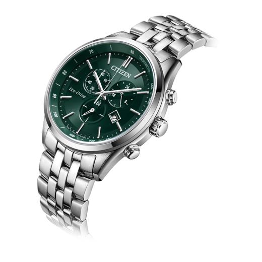 西铁城(CITIZEN)光动能男表防水钢带简约商务休闲款AT2149-85X 商品图4