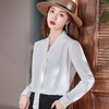 春装2022年新款时尚长袖雪纺衬衫女士高档小衫洋气 商品缩略图3