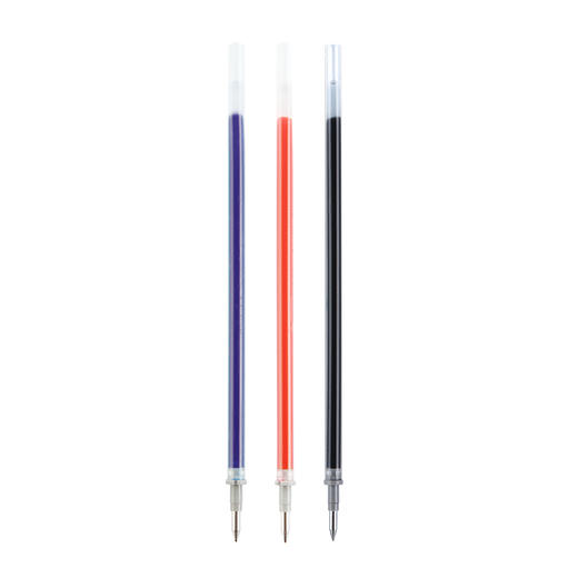 齐心 R980 通用中性笔水笔碳素笔替芯笔芯0.5mm黑红蓝 商品图0