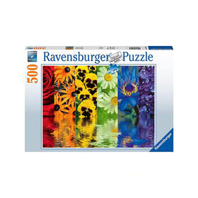 Ravensburger拼图  平面拼图500片 花漾倒影  RAVC164462